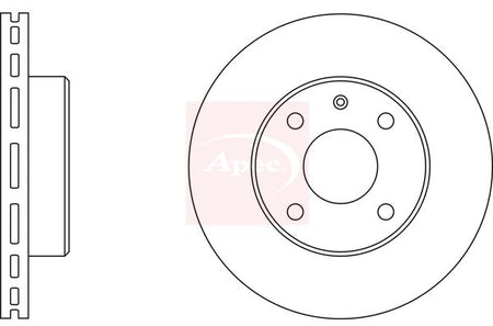 Apec DSK525 Brake Disc - 1