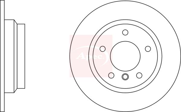 Apec DSK536 Brake Disc - 2
