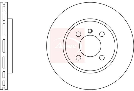 Apec DSK539 Brake Disc - 1