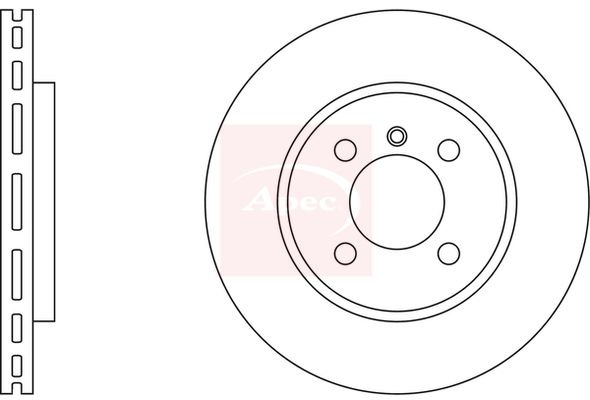 Apec DSK539 Brake Disc - 1