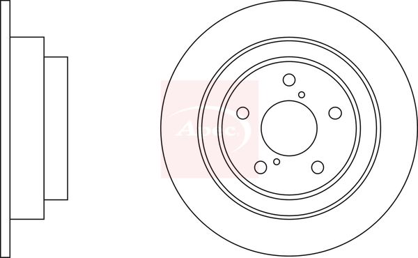 Apec DSK550 Brake Disc - 1