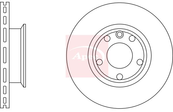 Apec DSK560 Brake Disc - 1