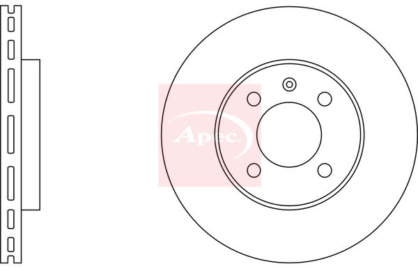 Apec DSK568 Brake Disc - 2