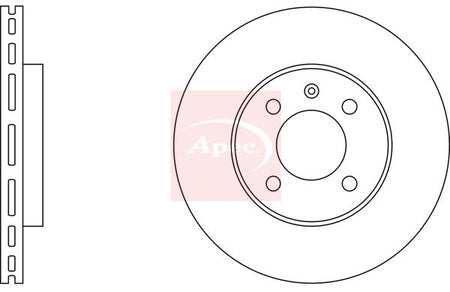 Apec DSK568 Brake Disc - 2