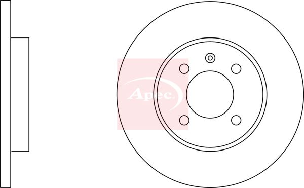 Apec DSK575 Brake Disc - 1