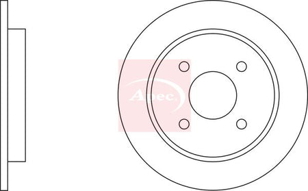 Apec DSK607 Brake Disc - 2