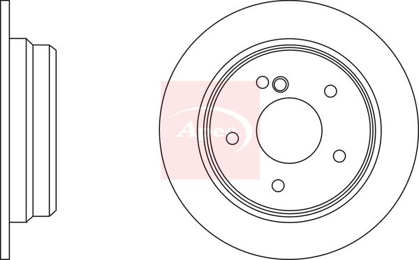 Apec DSK626 Brake Disc - 1
