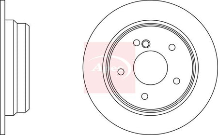 Apec DSK626 Brake Disc - 1
