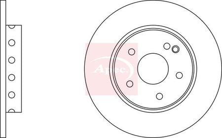 Apec DSK629 Brake Disc - 1