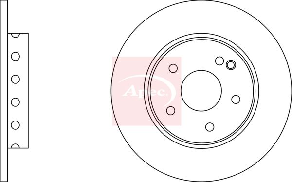 Apec DSK629 Brake Disc - 1