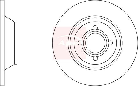 Apec DSK630 Brake Disc - 1