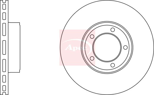 Apec DSK695 Brake Disc - 1