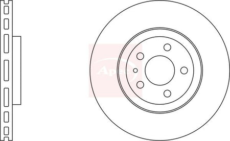Apec DSK696 Brake Disc - 1