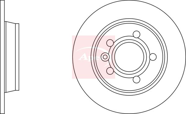 Apec DSK710 Brake Disc - 1