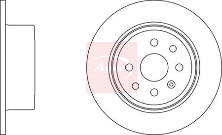 Apec DSK712 Brake Disc - 1