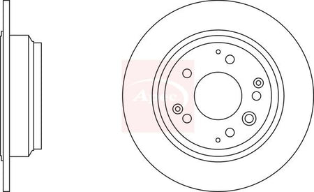 Apec DSK739 Brake Disc - 1