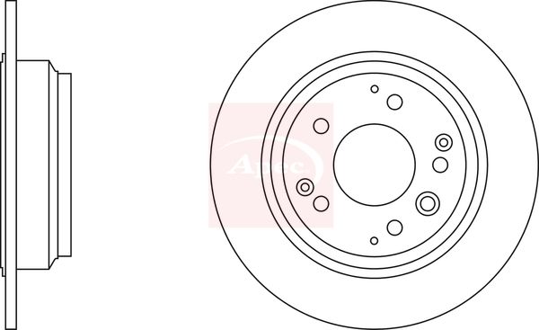 Apec DSK739 Brake Disc - 1