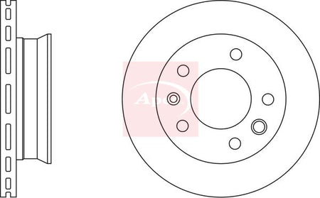 Apec DSK771 Brake Disc - 2