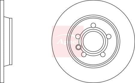 Apec DSK775 Brake Disc - 1