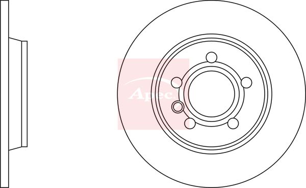Apec DSK775 Brake Disc - 1