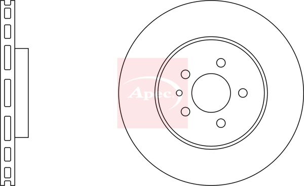 Apec DSK788 Brake Disc - 2