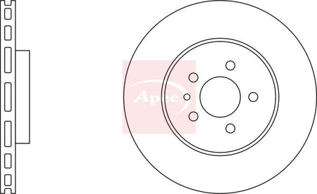 Apec DSK788 Brake Disc - 2