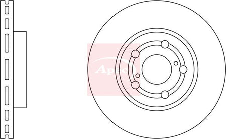 Apec DSK793 Brake Disc - 1