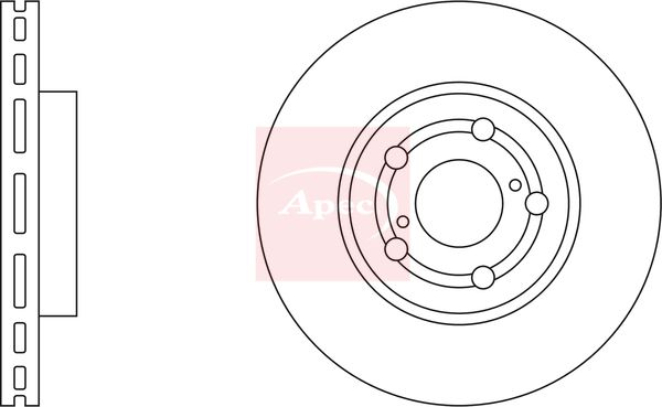 Apec DSK793 Brake Disc - 1