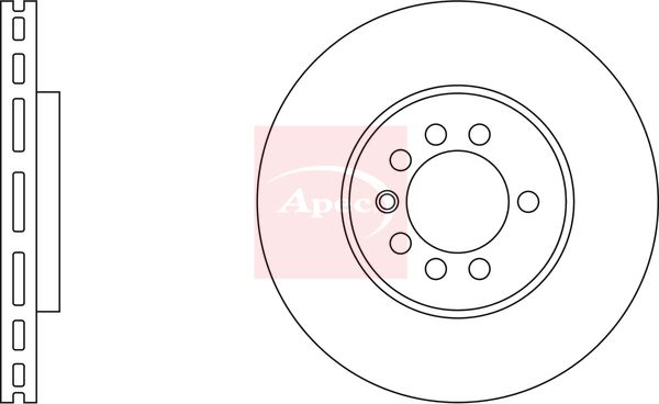 Apec DSK794 Brake Disc - 2