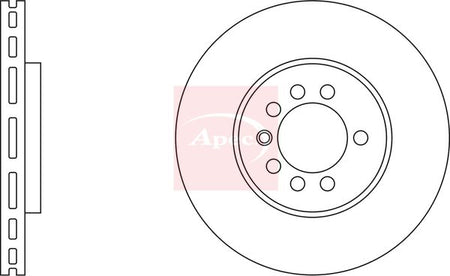 Apec DSK794 Brake Disc - 2