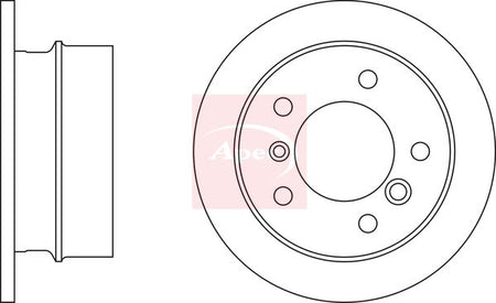 Apec DSK797 Brake Disc - 1