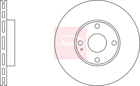 Apec DSK798 Brake Disc - 1