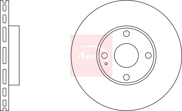 Apec DSK798 Brake Disc - 1