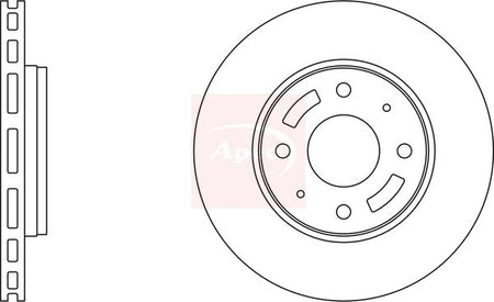 Apec DSK799 Brake Disc - 2