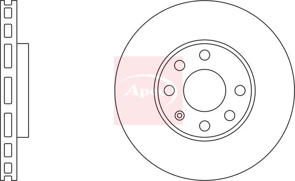 Apec DSK809 Brake Disc - 2