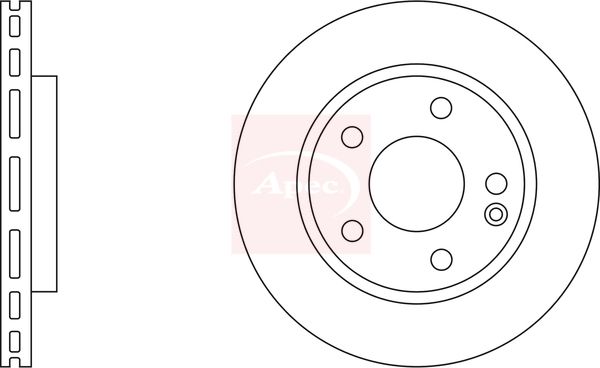 Apec DSK813 Brake Disc - 2