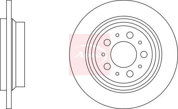 Apec DSK829 Brake Disc - 1