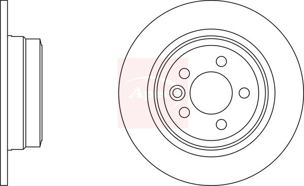 Apec DSK830 Brake Disc - 1
