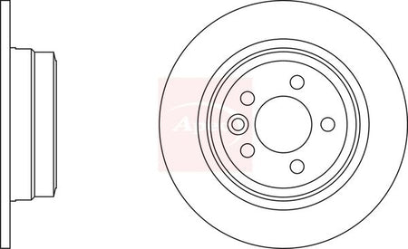 Apec DSK830 Brake Disc - 1