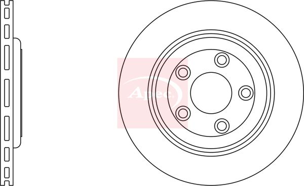 Apec DSK832 Brake Disc - 1
