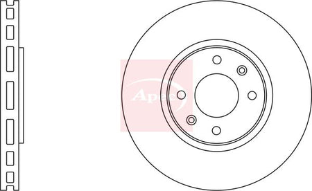Apec DSK837 Brake Disc - 1