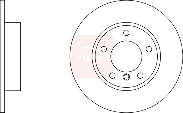 Apec DSK910 Brake Disc - 2