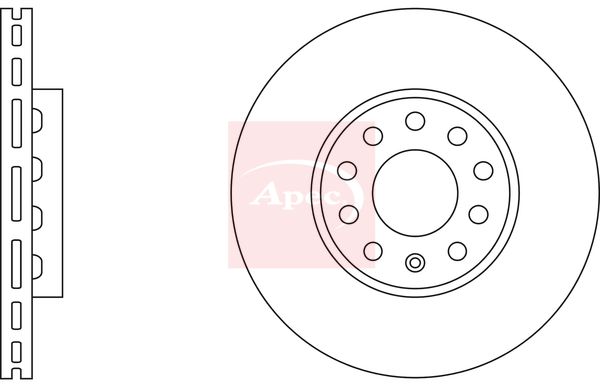 Apec DSK911 Brake Disc - 3