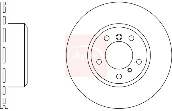 Apec DSK915 Brake Disc - 1