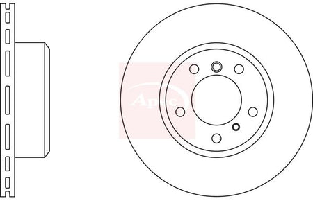 Apec DSK915 Brake Disc - 1