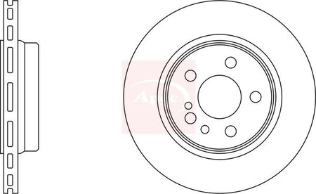 Apec DSK928 Brake Disc - 1
