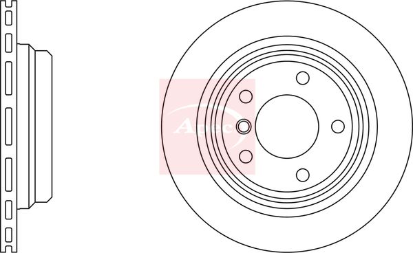 Apec DSK932 Brake Disc - 1