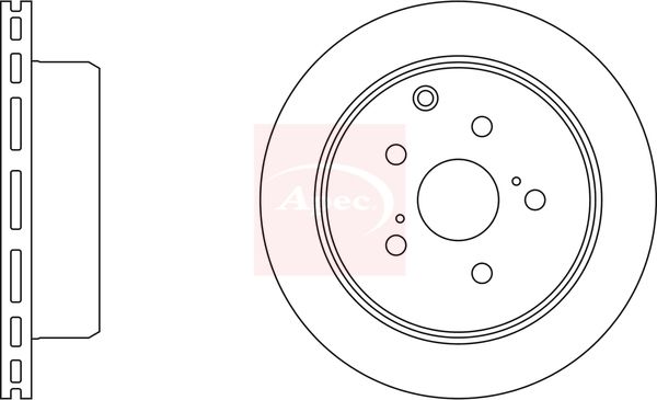 Apec DSK937 Brake Disc - 1