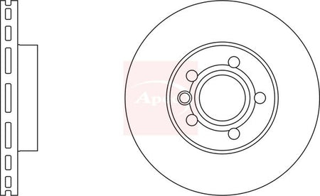 Apec DSK939 Brake Disc - 1