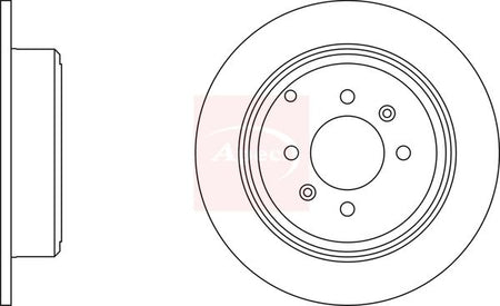 Apec DSK946 Brake Disc - 1
